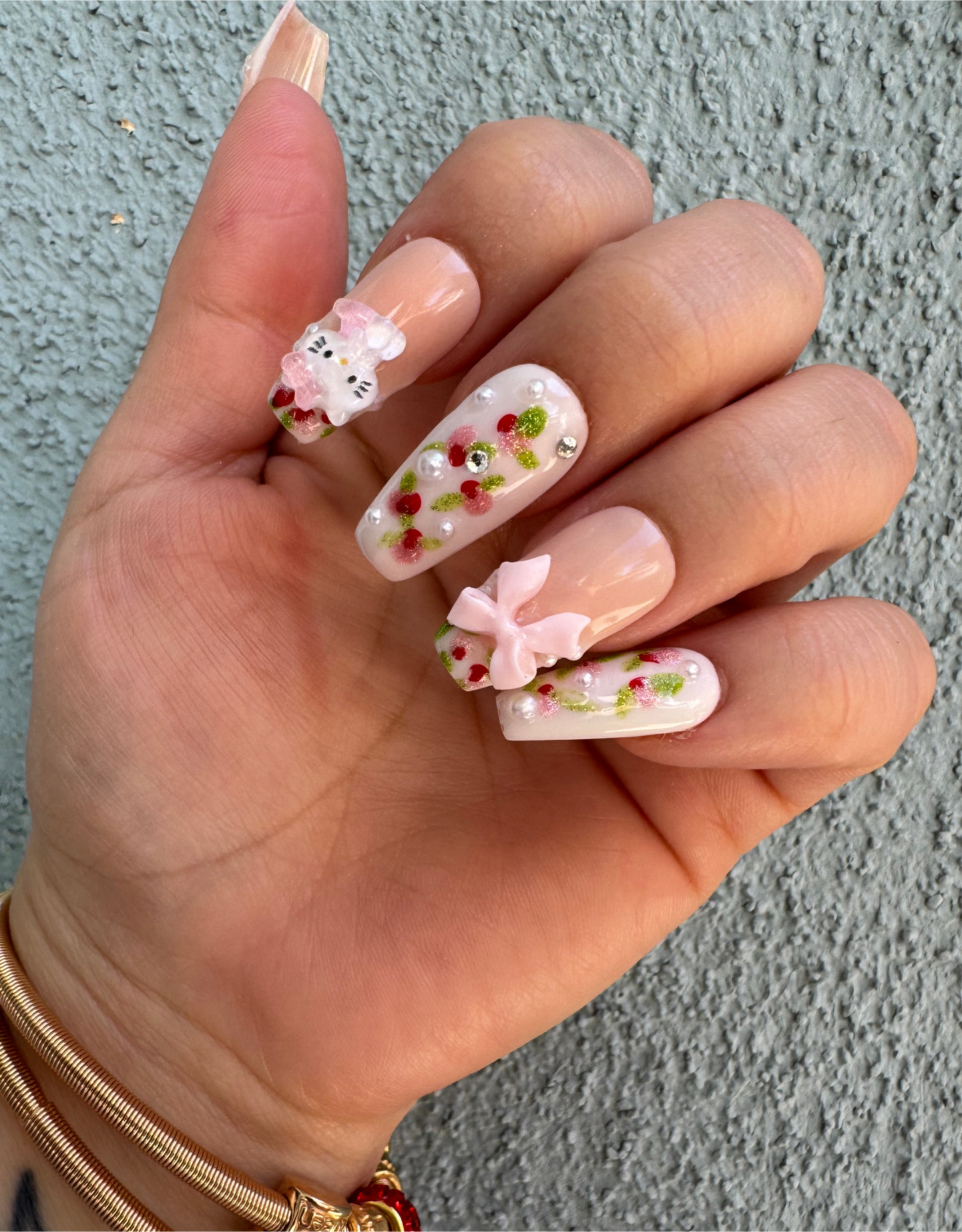 Hello Kitty Acrylic Press-on Nails