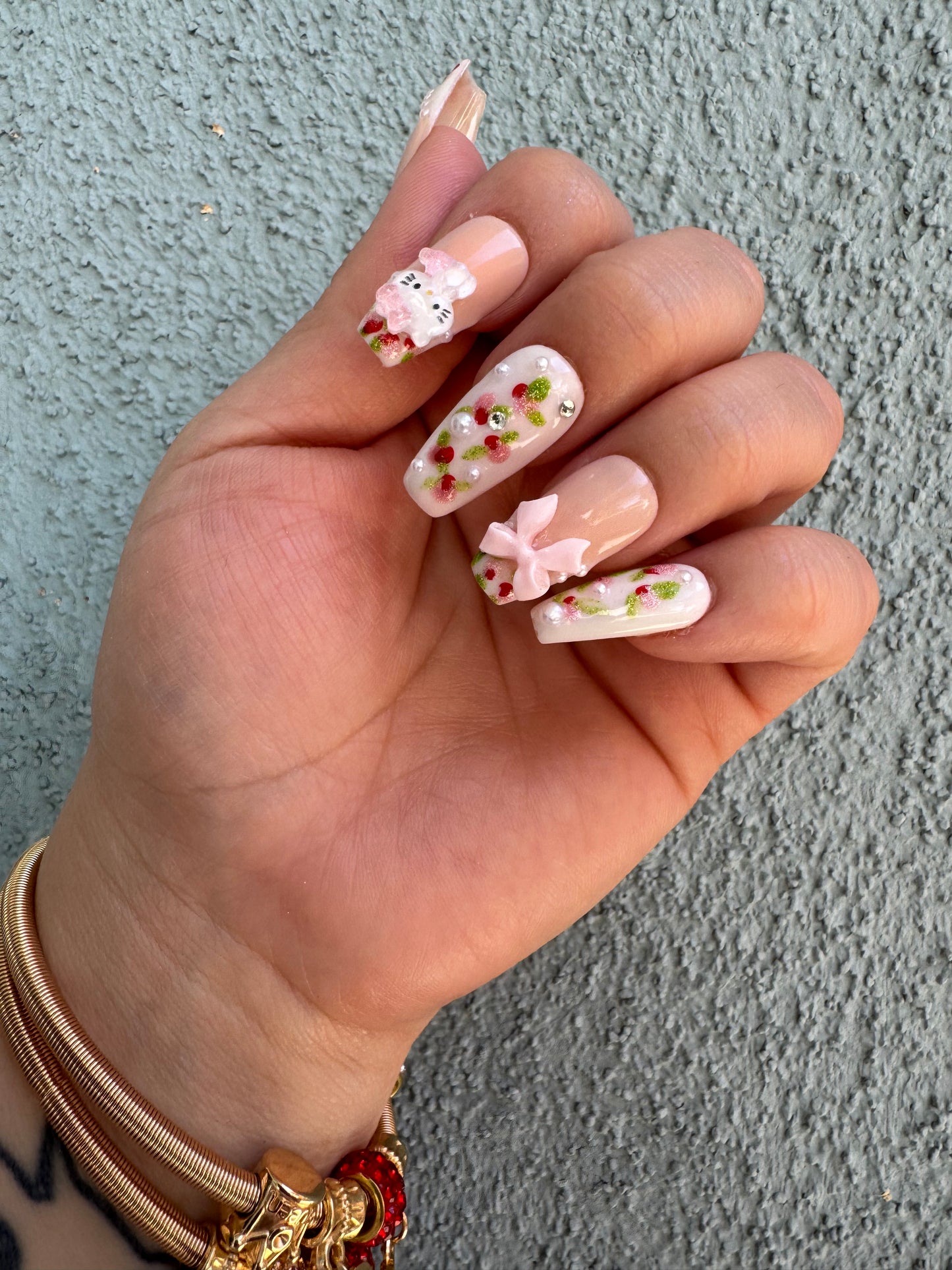 Hello Kitty Acrylic Press-on Nails