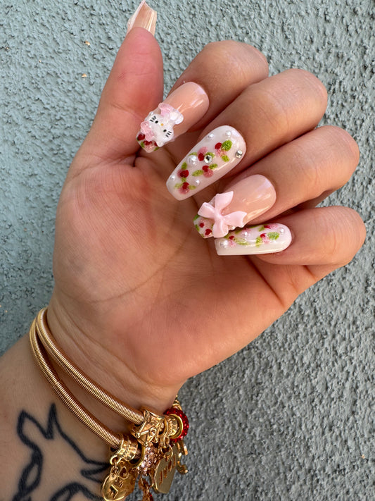 Hello Kitty Acrylic Press-on Nails