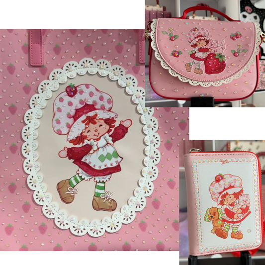 *Pre-Order* Strawberry Shortcake - Bedazzled Custom Tote, Purse, and Wallet