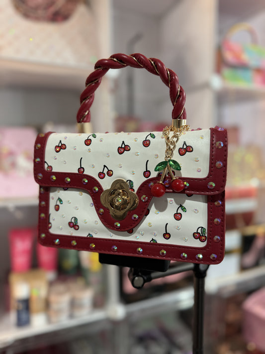 **PRE-ORDER** Cherry Sparkle Purse